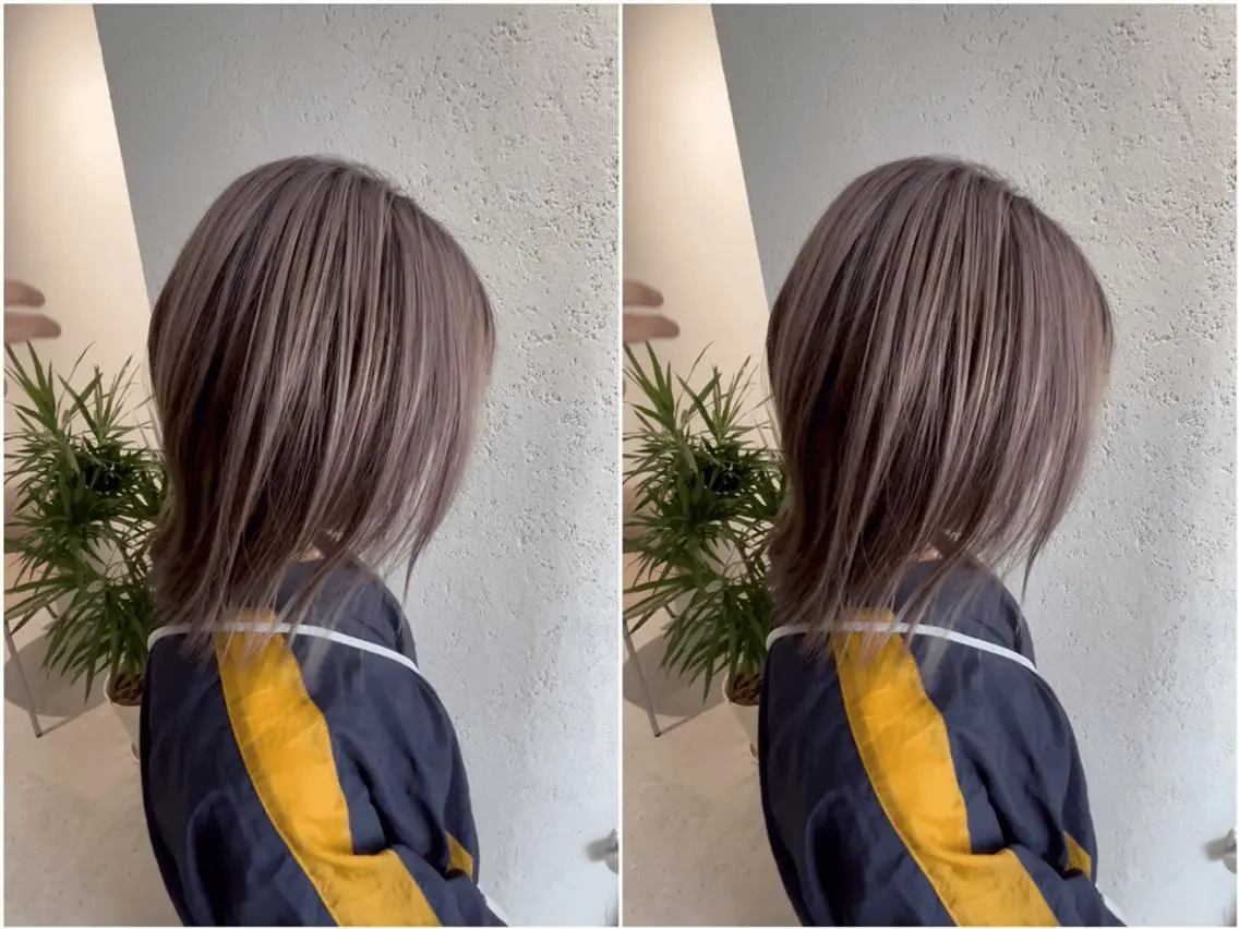 カラー カット ヘアカラー トリートメント sara中谷 哲のヘアスタイル