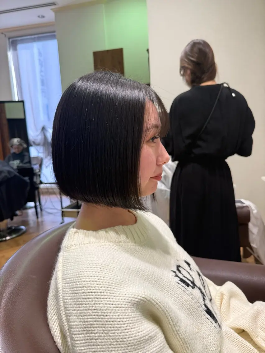 ショート ボブ 溝口 槙里也のヘアスタイル