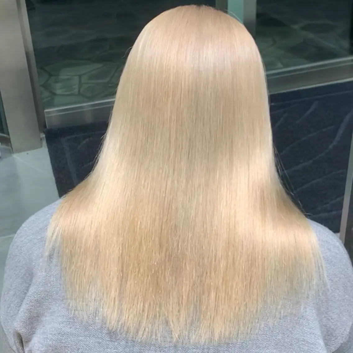 ロング カラー カット ヘアカラー トリートメント れい🫧 ハイトーン特化のヘアスタイル