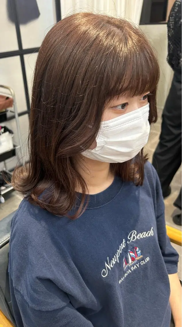 前髪カット💇♀️+カラー+TOKIOトリートメント🪡の写真
