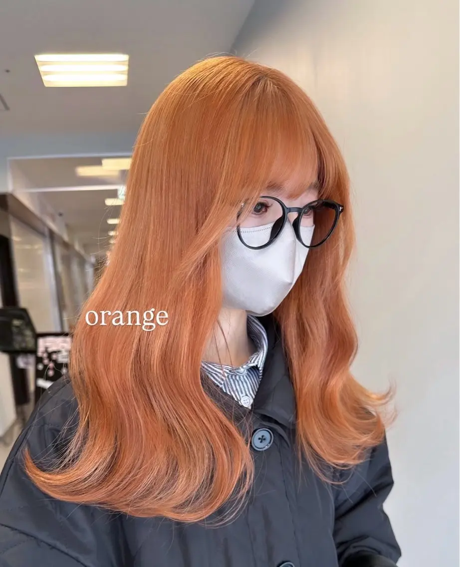 セミロング カラー カット ヘアカラー トリートメント 服部 真帆のヘアスタイル