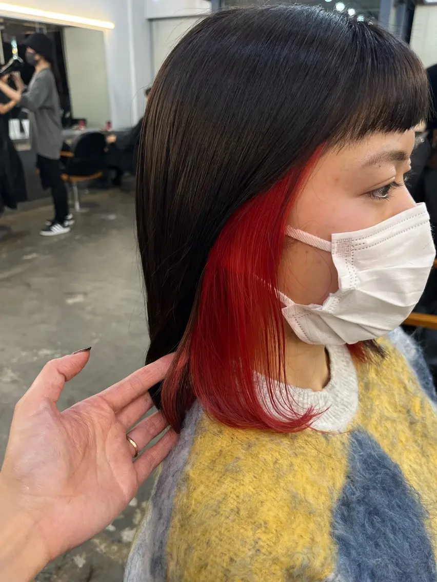 ミディアム カラー ヘアカラー トリートメント 🌛ダブルカラー 🌜SAYAKAのヘアスタイル