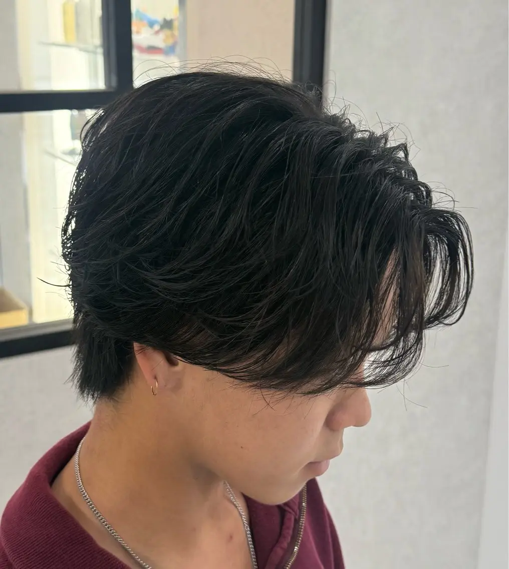 「ご新規様ミニモ限定クーポン」カット＋ニュアンスパーマの写真