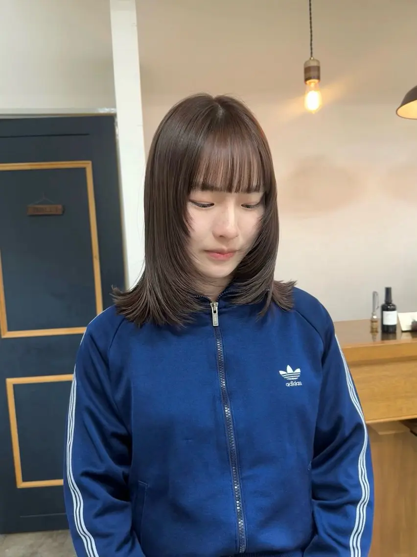 ミディアム NAGISA 🎀透明感カラー🎀のヘアスタイル