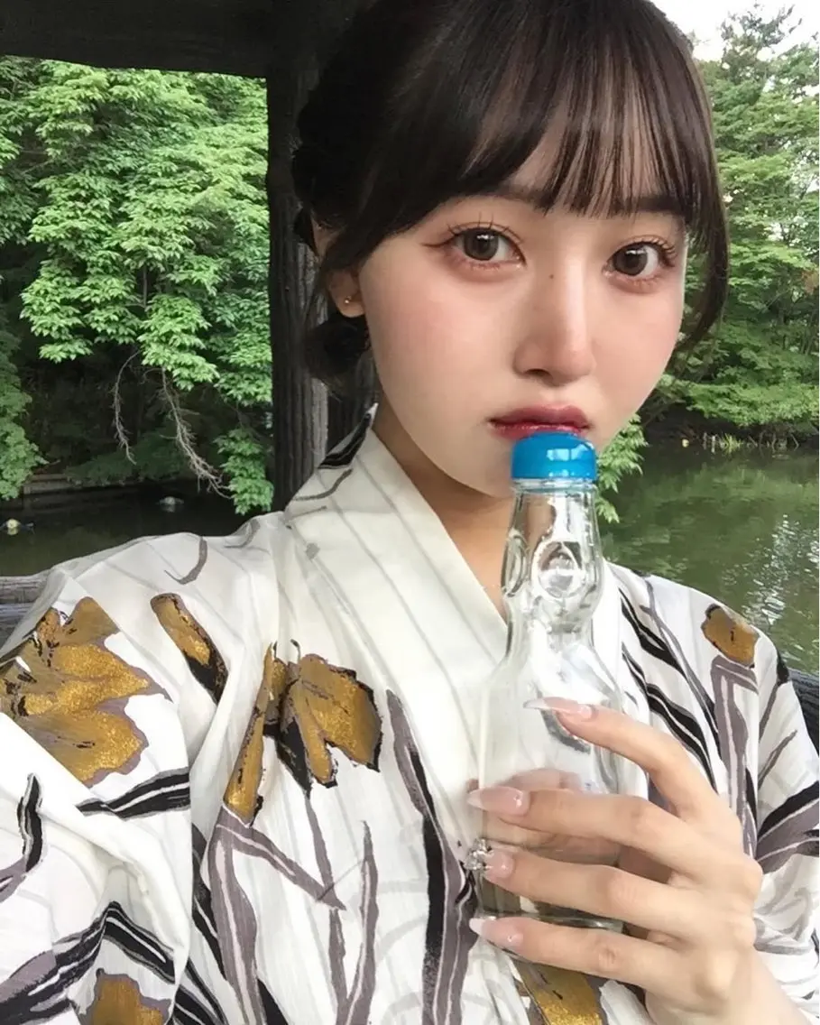 韓国レイヤー 🎀ダブルカラーのヘアスタイル