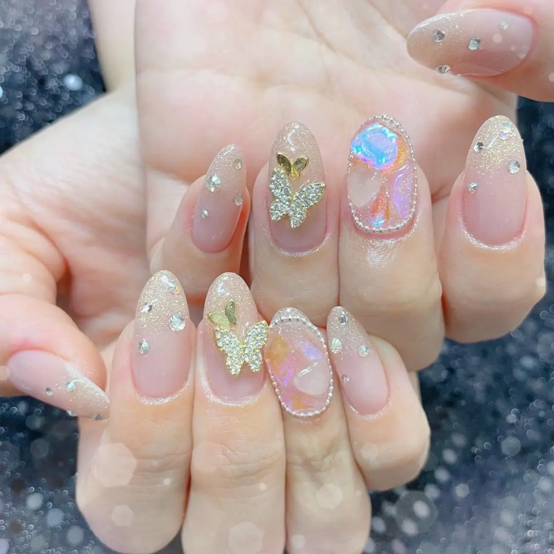 ネイル ハンドネイル ハンドケア MoON...❤︎ MeGuのネイルデザイン