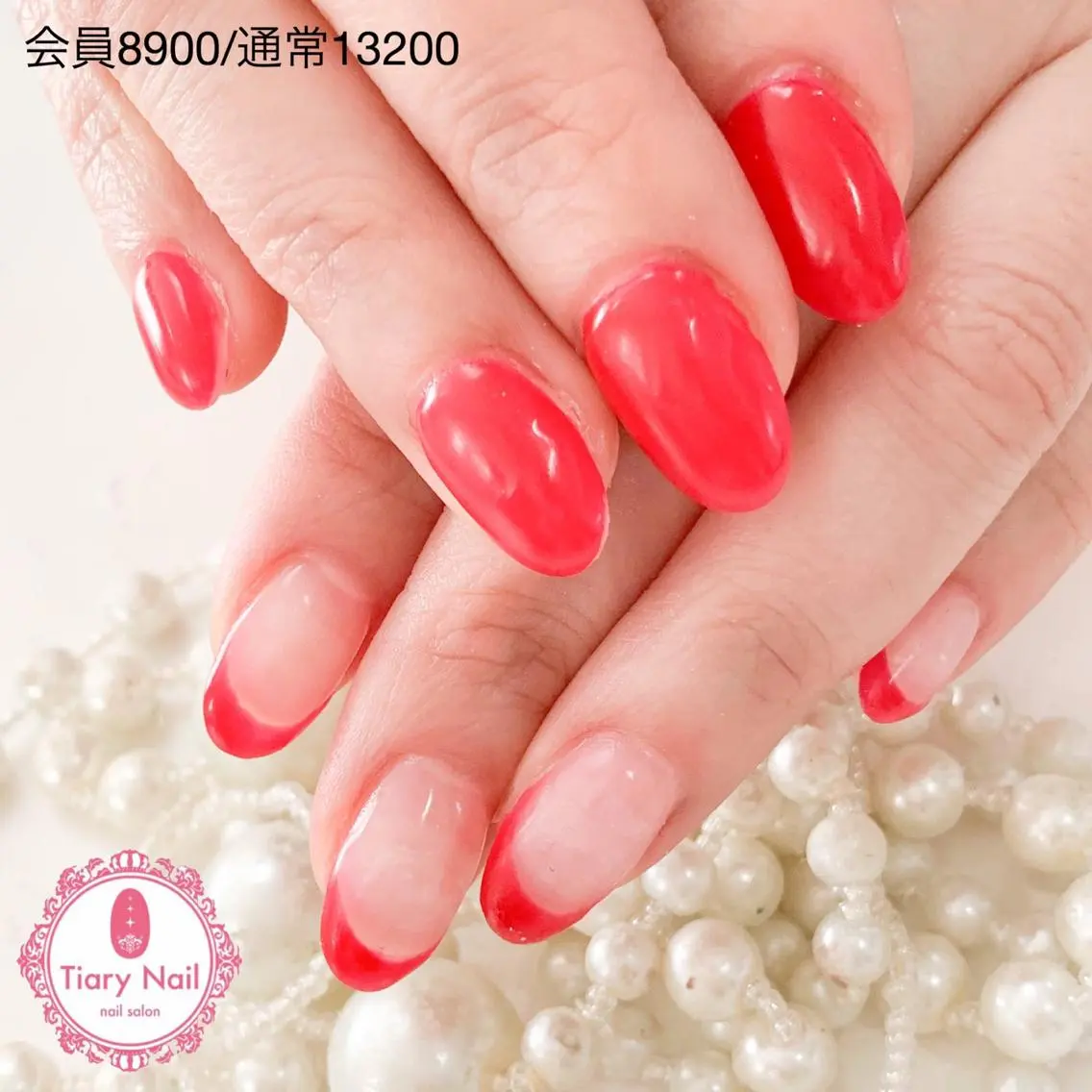 ネイル 桜ネイル 長さ出し オフィスネイル スカルプネイル シンプルネイル 💗🪽Tiary Nail🪽💗のネイルデザイン
