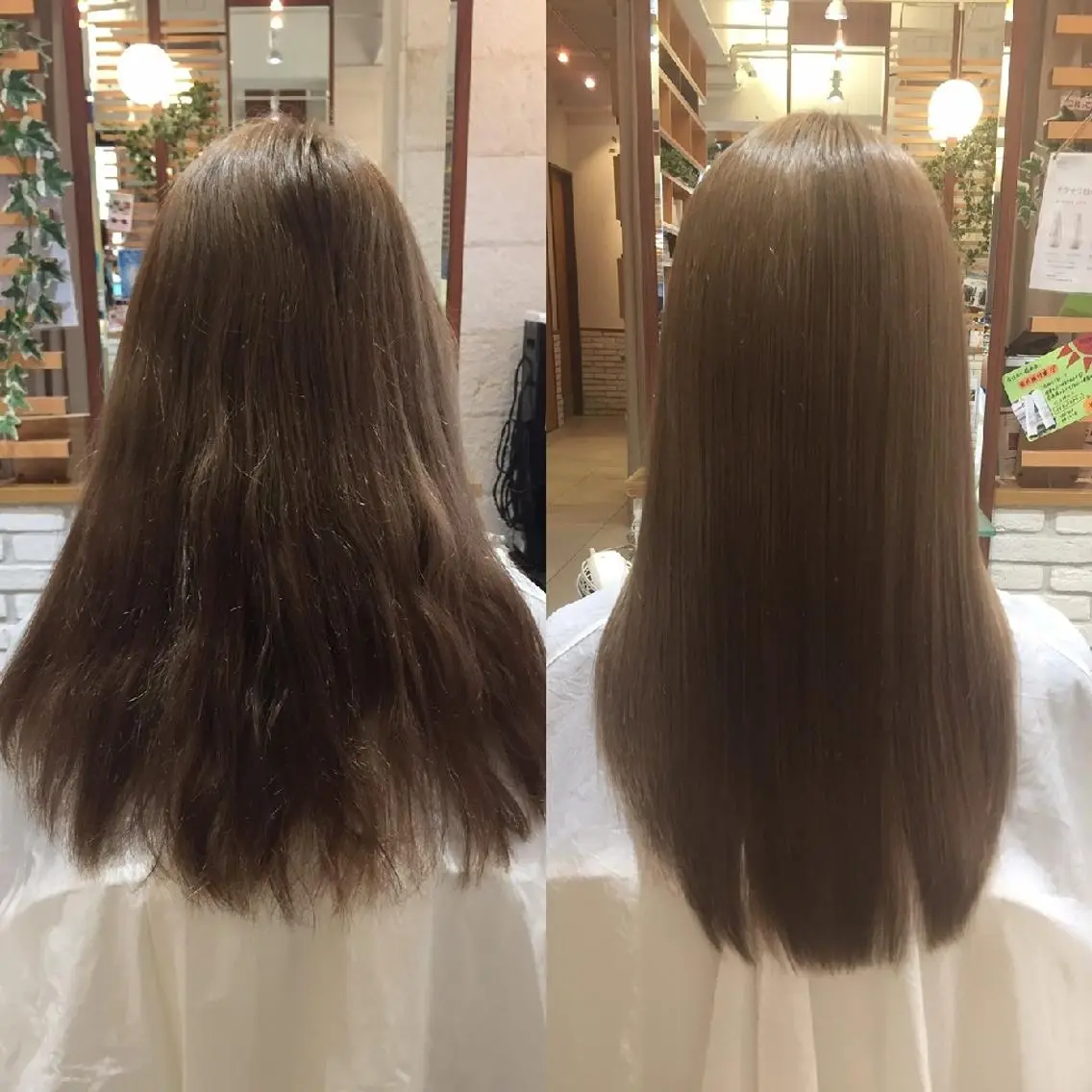 【髪質改善】サイエンスアクアor酸熱トリートメント＆フルカラー＋カット【￥19800】 🖌️✨👩✨✨の写真