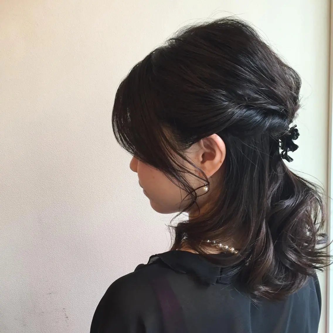 ヘアアレンジ ハーフアップ ＨＩ ROのヘアスタイル
