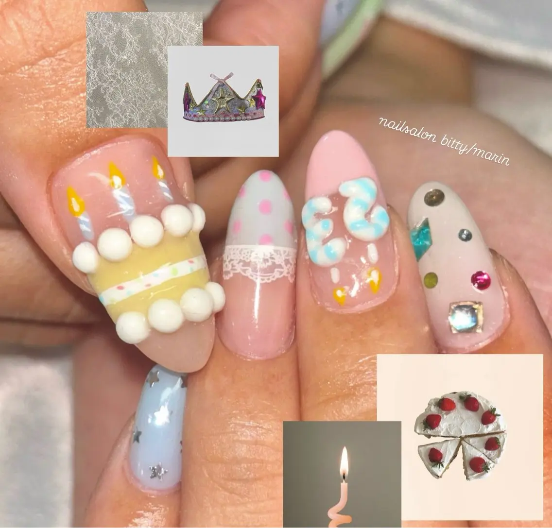 ネイル ハンドネイル Bitty💟 Marinのネイルデザイン