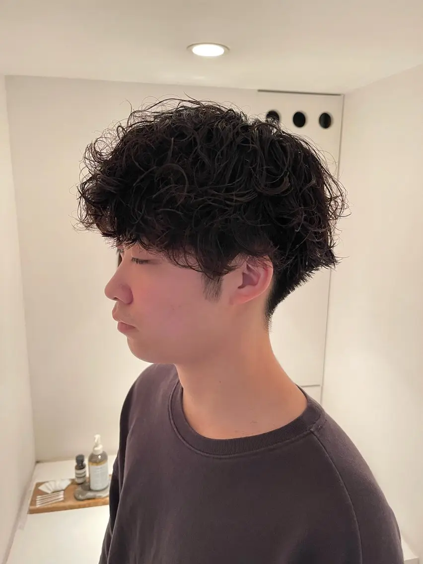 ショート メンズ マッシュ メンズパーマ ショートヘア ボブ/レイヤー /河内温太のヘアスタイル