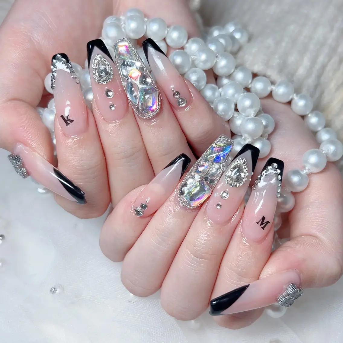 ネイル ハンドネイル M 🌷Nail 長さだし専門店のネイルデザイン