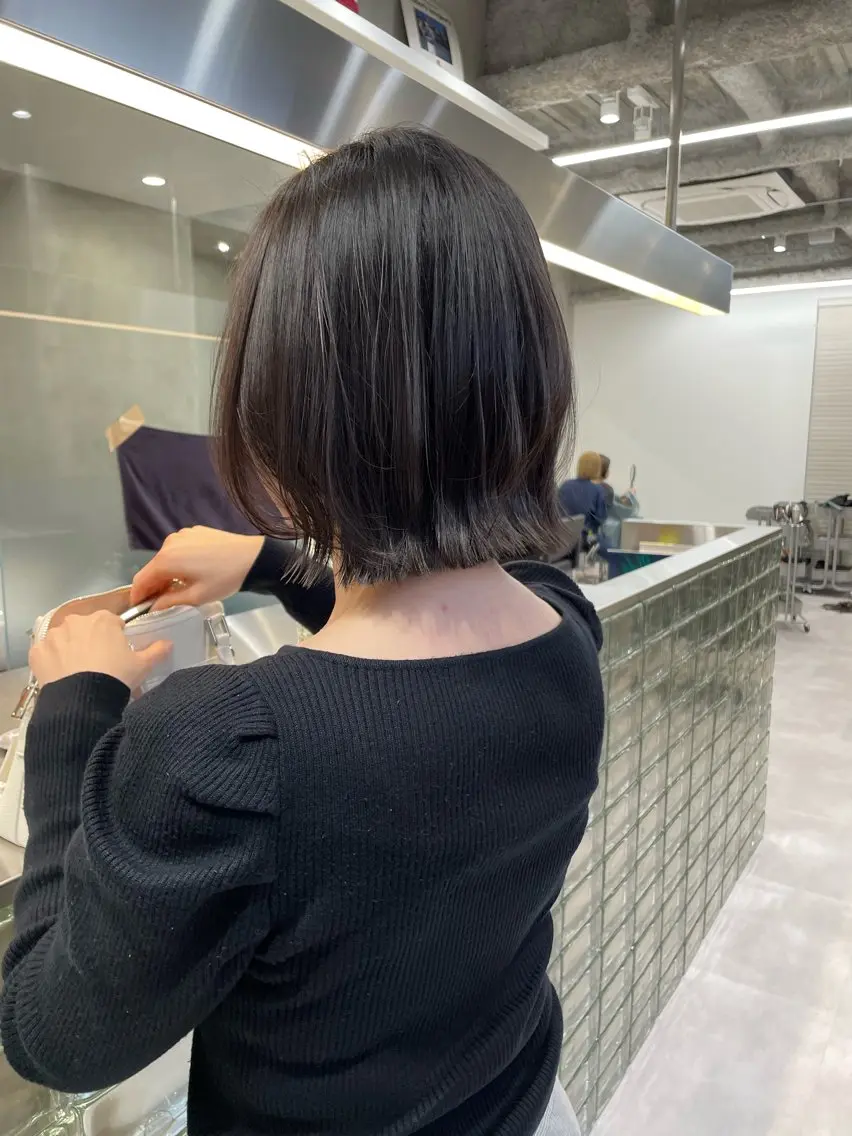 ショート 外ハネヘア カット 👑ボブはお任せ ミヤノ👑のヘアスタイル