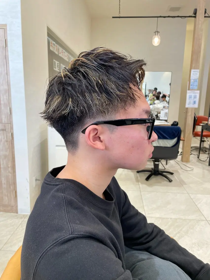 ショート メンズ 刈り上げ ショートヘア カット 野水 隆雅のヘアスタイル