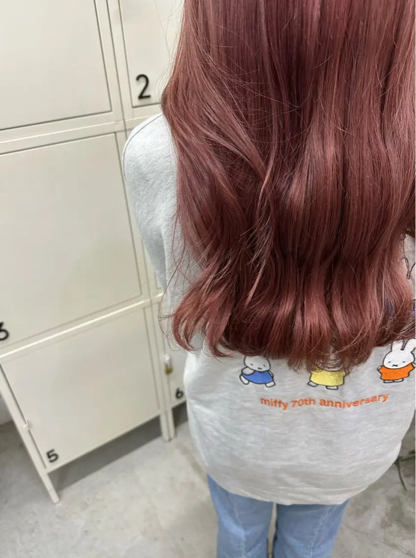 ロング カラー ヘアカラー MUKU ひかるのヘアスタイル