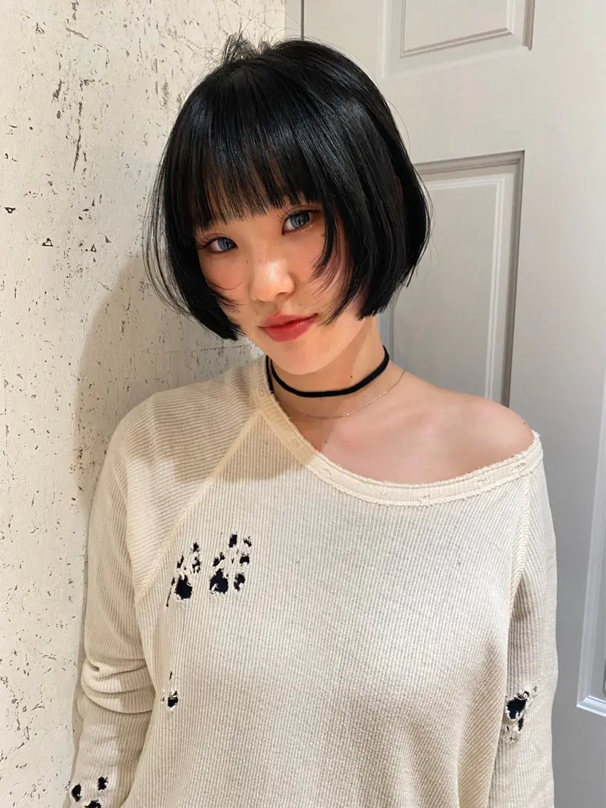 ショート カラー ヘアアレンジ 似合わせカット カット ヘアカラー トリートメント mai / linoah˚✧のヘアスタイル