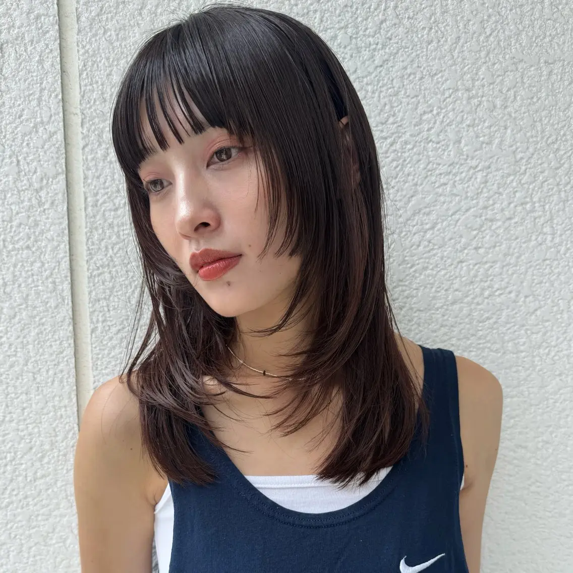 ミディアム 横浜ボブ/レイヤー ｙｕ-ｋａ🍃のヘアスタイル