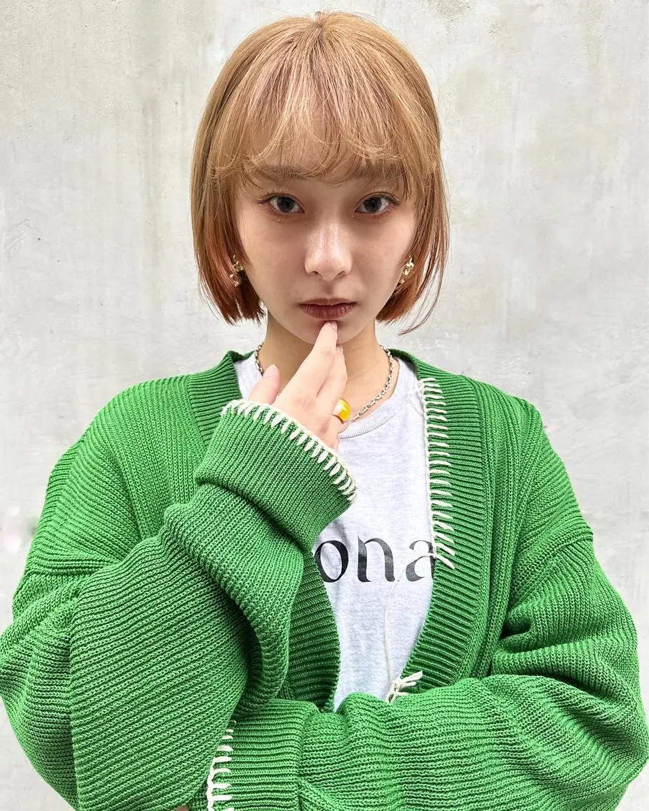 カット+ダブルカラー+ケアブリーチ込みの写真