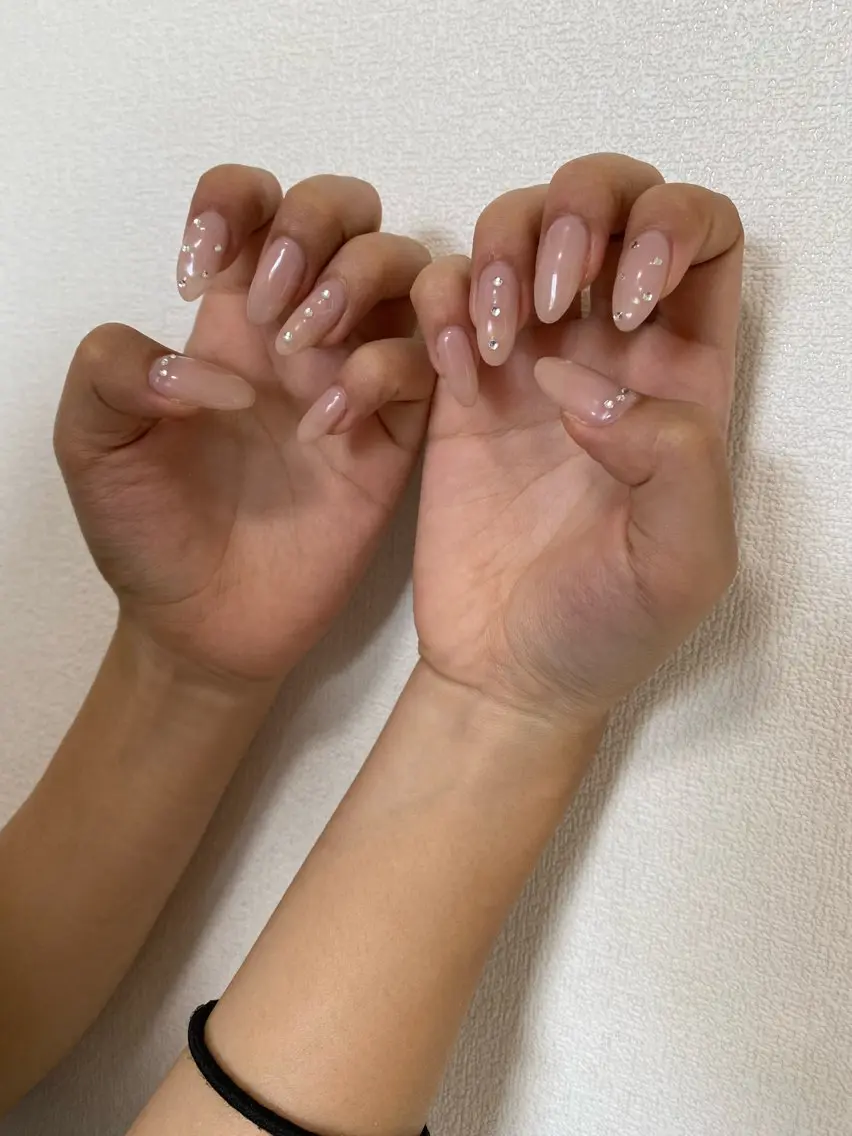 ネイル シンプルネイル ハンドネイル 自宅サロン FeelFreeのネイルデザイン