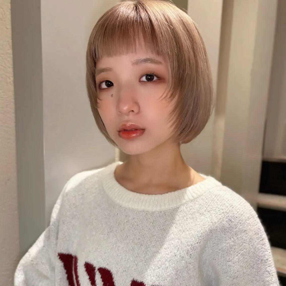 ショート ヘアカラー レイヤーカット⭐️ 桑原 日花理のヘアスタイル