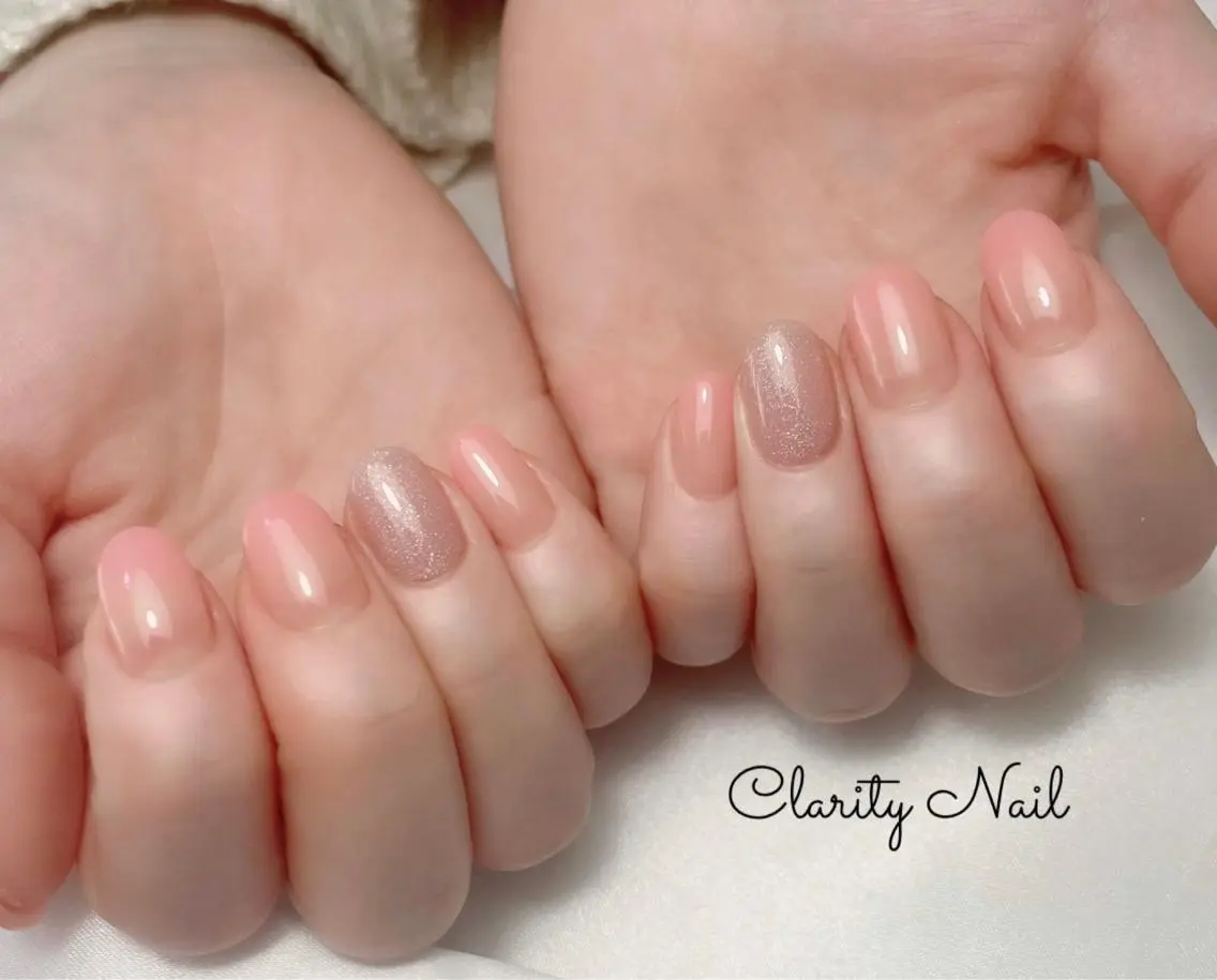 ネイル グラデーション ハンドネイル Clarity Nailのネイルデザイン