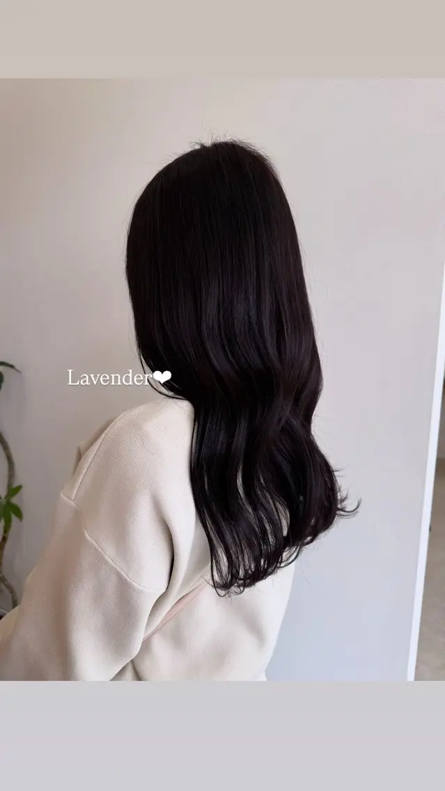ロング ヘアカラー トリートメント 松本 華林のヘアスタイル