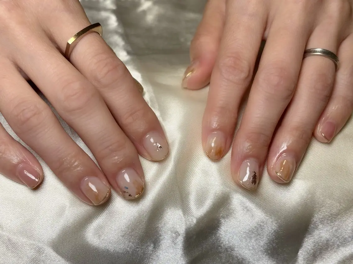 ネイル ハンドネイル ハンドケア ゆう .のネイルデザイン