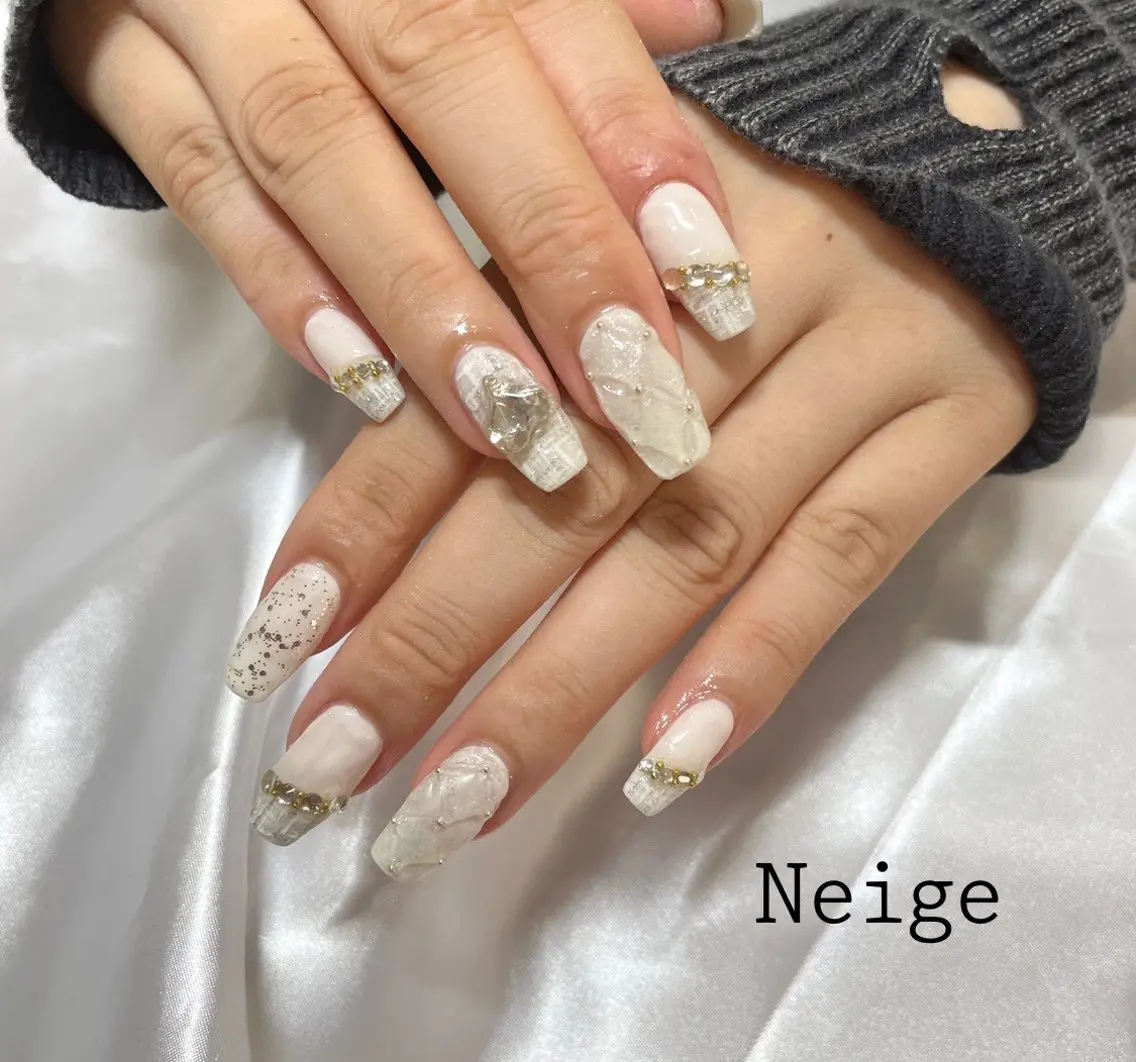 ネイル Neige‪𓂃ai ＊梅津 / 松尾のネイルデザイン
