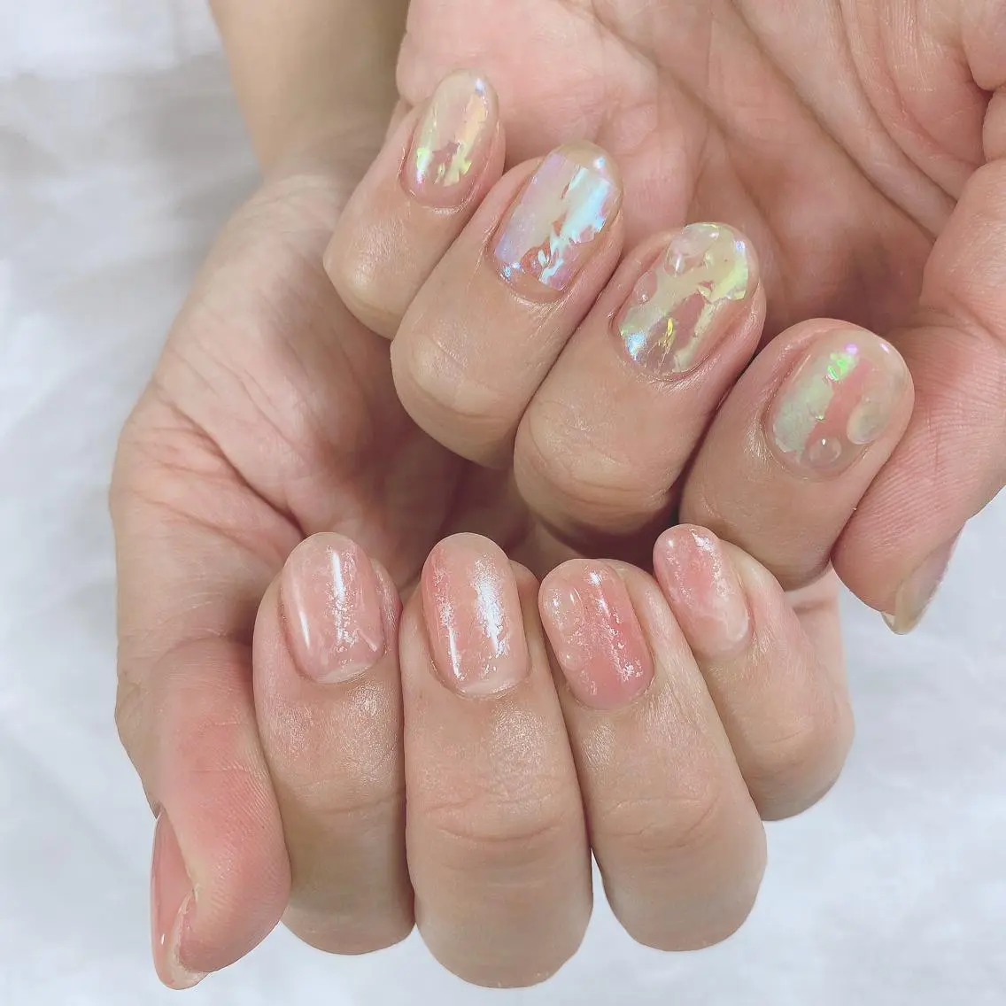 ネイル 氷ネイル・うるうるネイル SOL NAILのネイルデザイン
