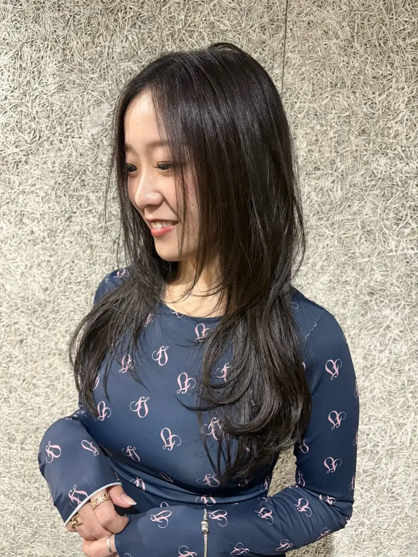 ロング カット ann/ 京都美容室のヘアスタイル