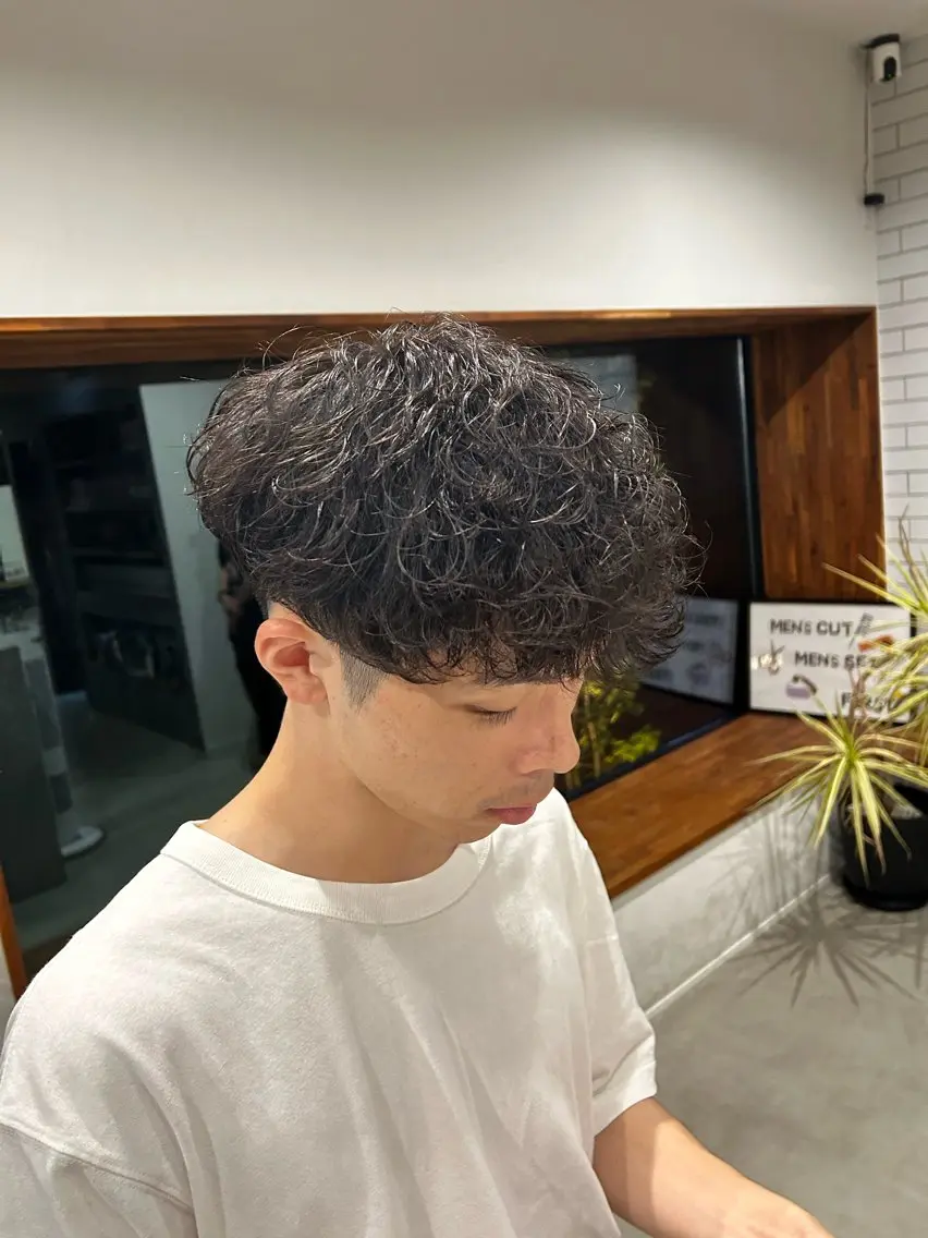メンズ メンズパーマ 波巻きパーマ カット パーマ メンズの圧倒的技術 /玉城　吹武稀のヘアスタイル