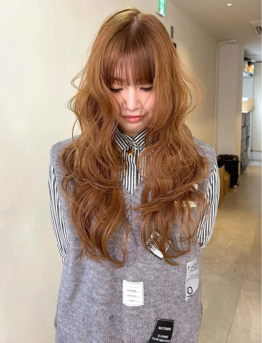 巻き髪スタイリングモデル💕🪽の写真