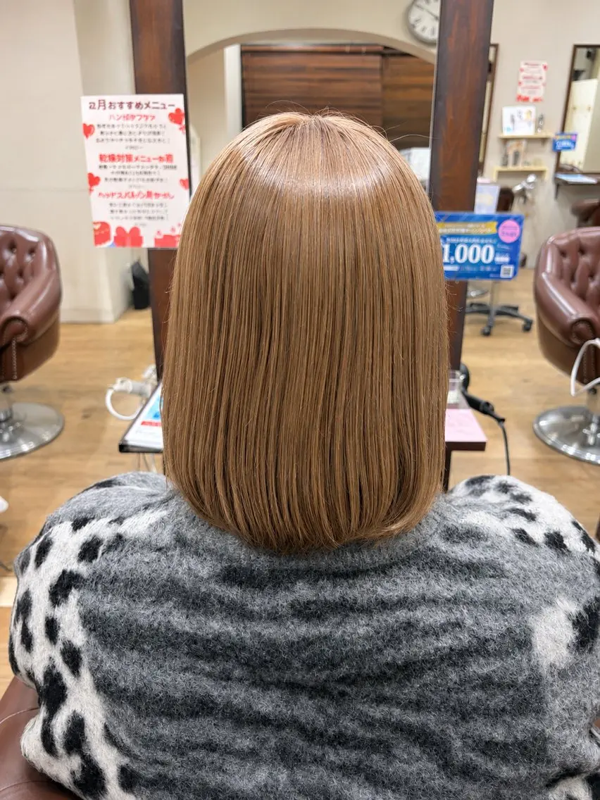 ミディアム カラー ヘアカラー 🍎レイヤー🍎 SAYAのヘアスタイル