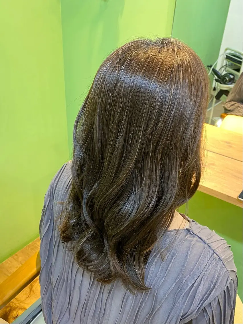 ロング カラー カット ヘッドスパ 【エシカル】 HOSOMIのヘアスタイル