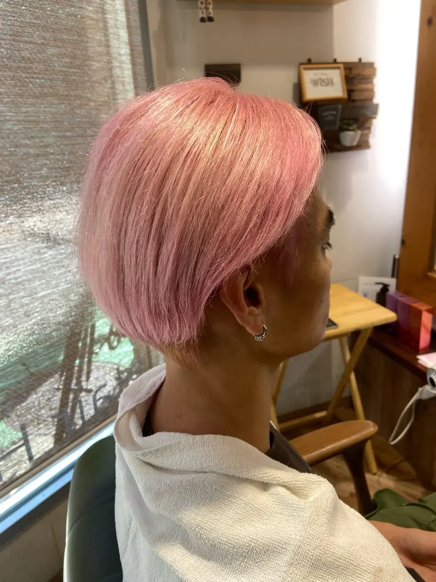 ミディアム 代表 しみず としやのヘアスタイル