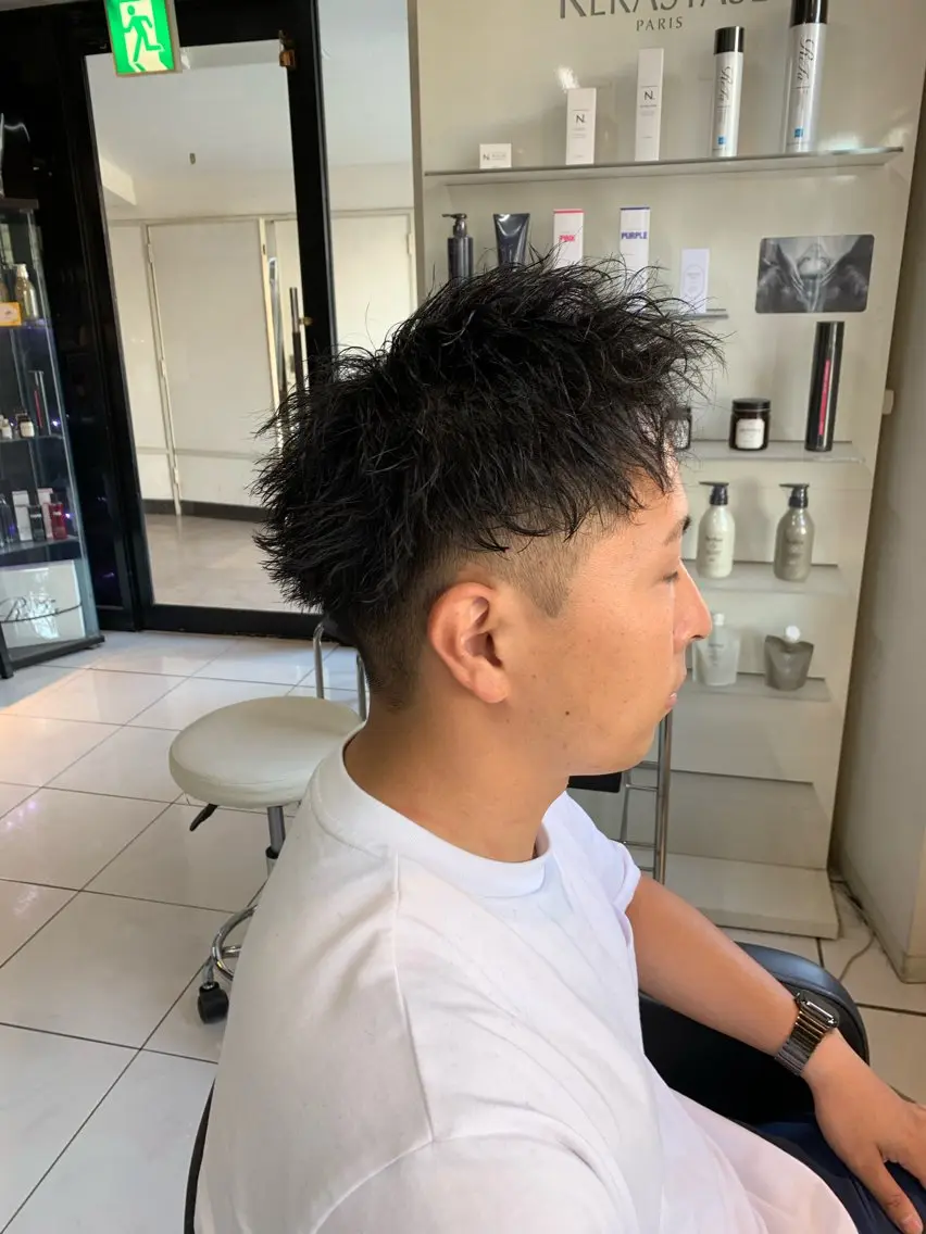 ショート カット パーマ 🔥メンズ特化🔥 佐藤桂崇のヘアスタイル