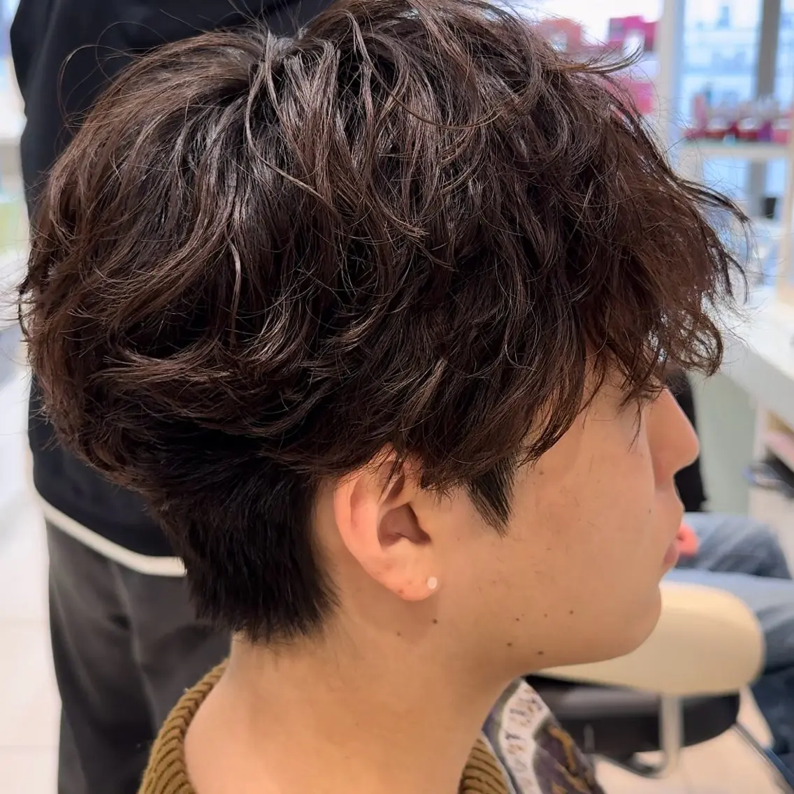 パーマ メンズ メンズパーマ メンズ縮毛矯正 ♠️店長下平隼人のヘアスタイル