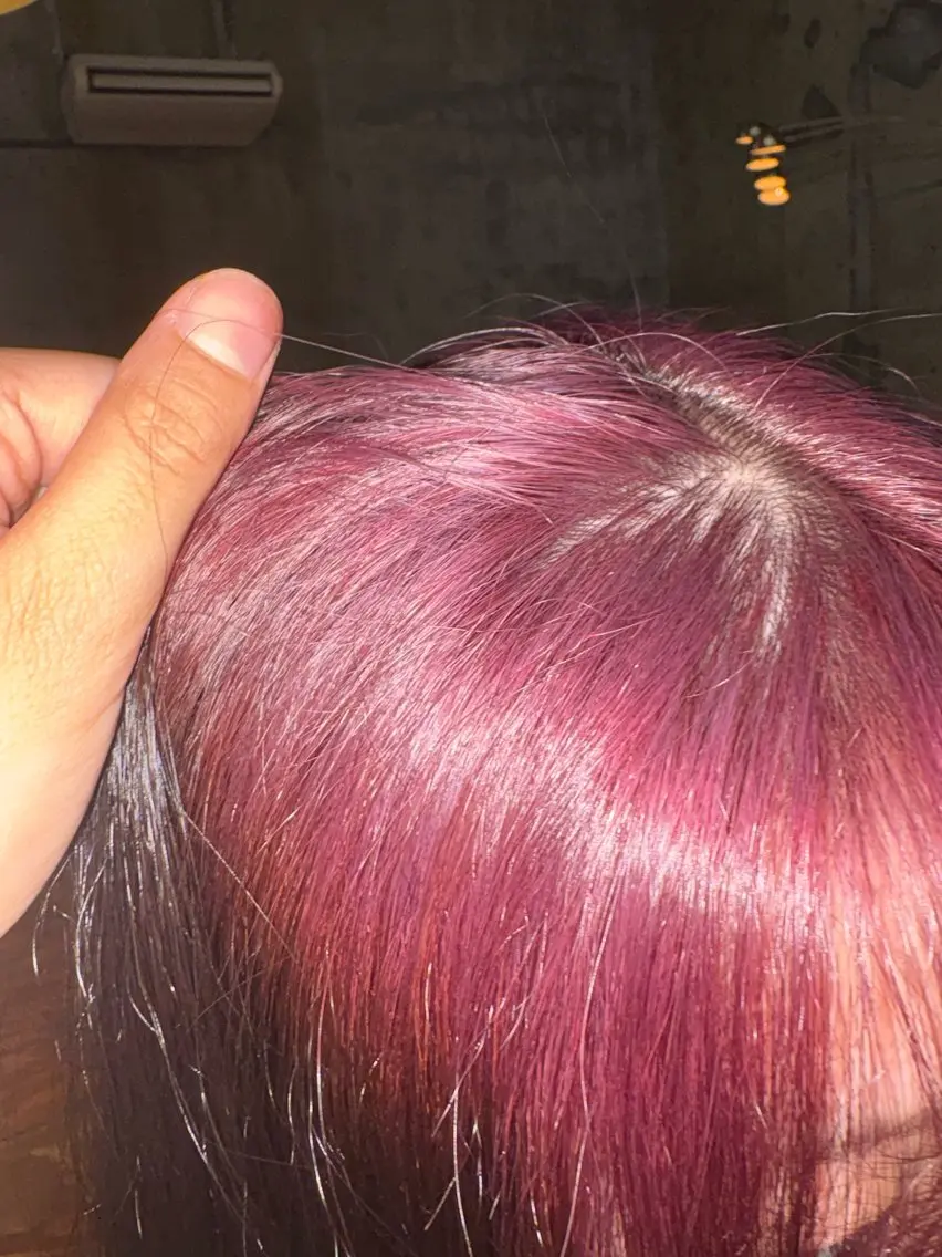 セミロング カラー ヘアアレンジ ピンクカラー 英 このみのヘアスタイル