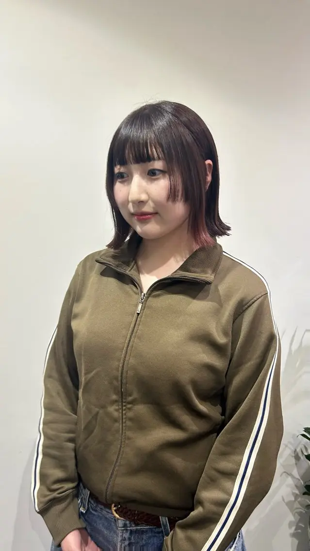 ショート カラー インナーカラー ラベンダーカラー ピンクカラー ピンクラベンダー ボブ LA PENSEE BRUN/ゆりかのヘアスタイル