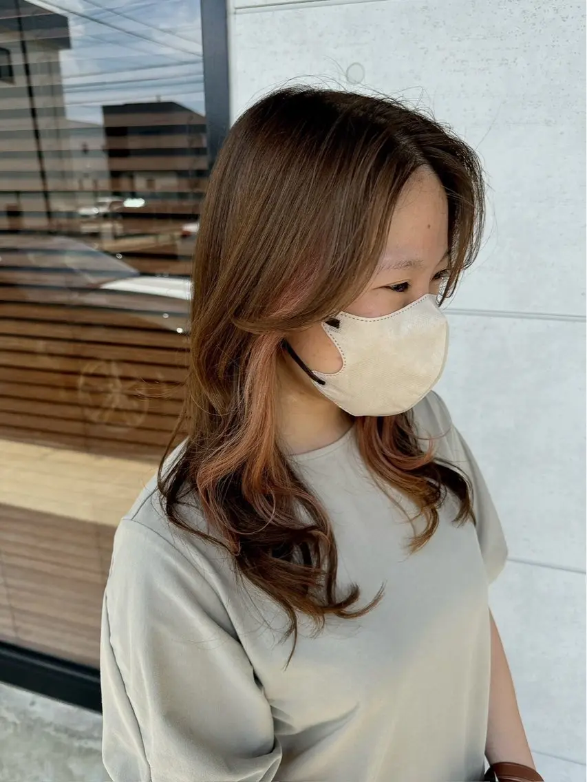 ロング 番口 真七斗のヘアスタイル