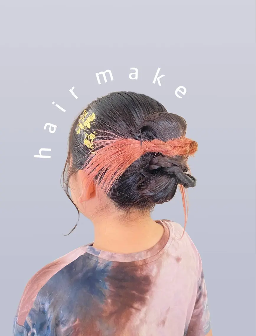 ロング ヘアアレンジ キッズ fumie .のマツエク・マツパデザイン