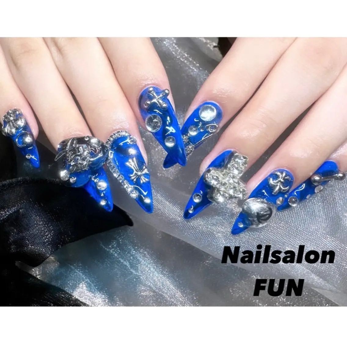 ネイル アートネイル ロングネイル メンズネイル ショートネイル ネイルチップ Nailsalon FUN🌈のネイルデザイン