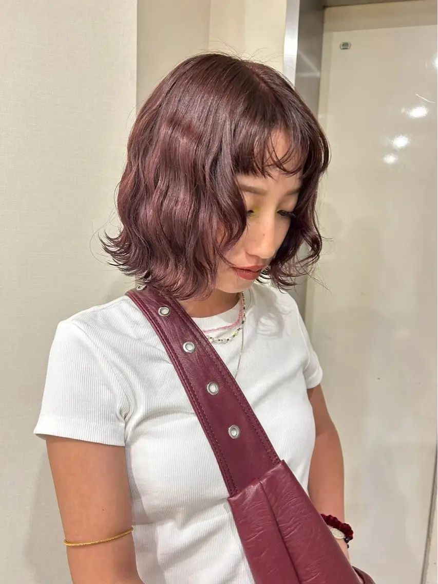 ショート カラー ブリーチ ダブルカラー ヘアカラー Wカラー/ワンカラー ジュリ❤️‍🔥のヘアスタイル