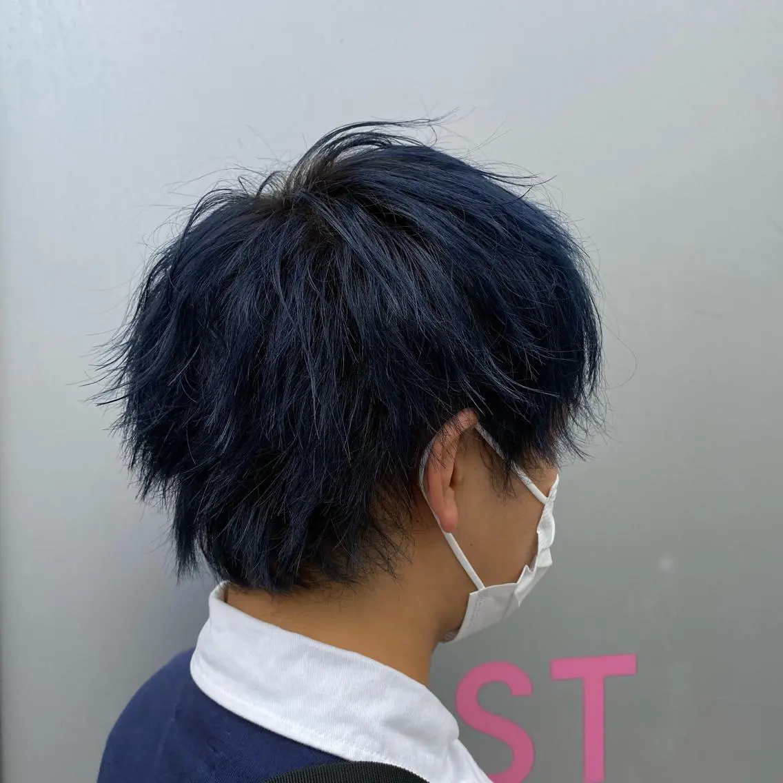 ショート カラー メンズ 酸スト/フェザー パーマ/三谷海斗のヘアスタイル