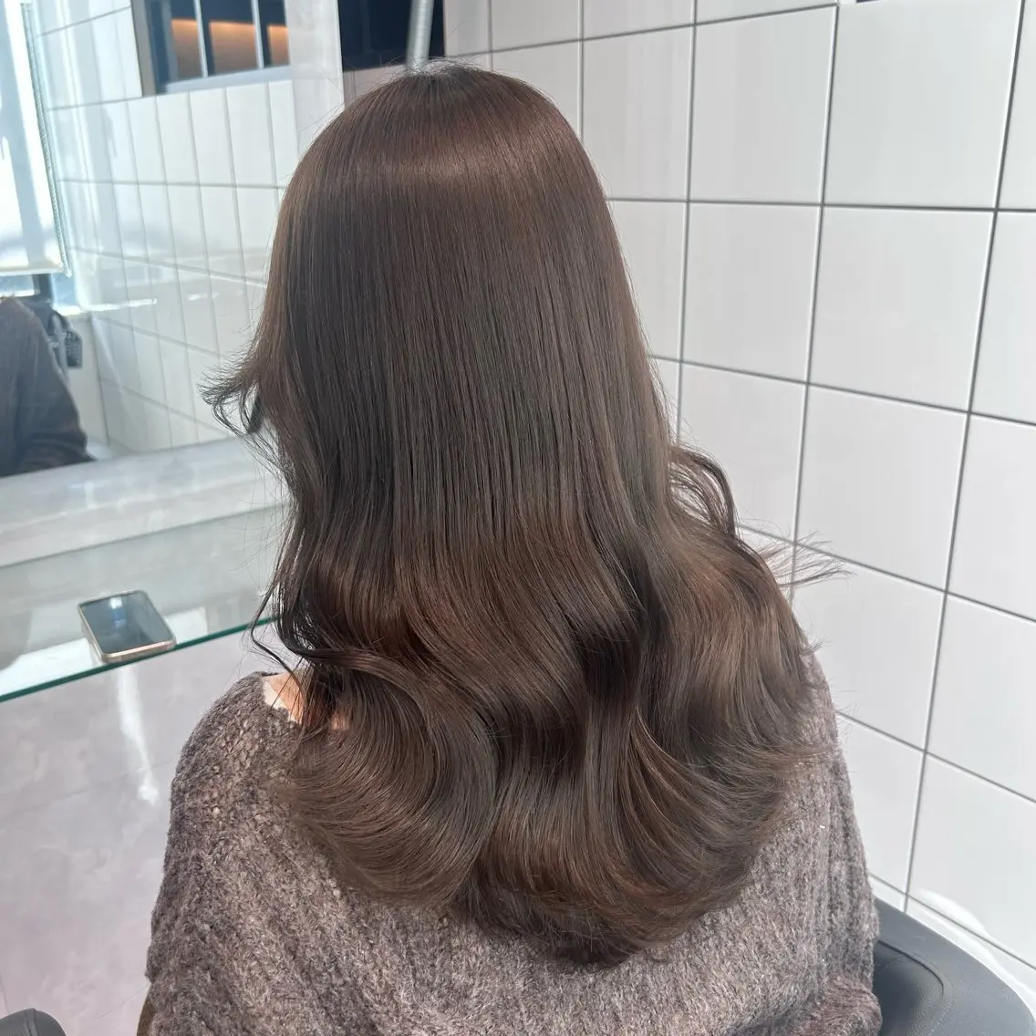 ロング カラー カット ヘアカラー トリートメント 表参道/透明感カラー /暗髪/ジュキヤのヘアスタイル