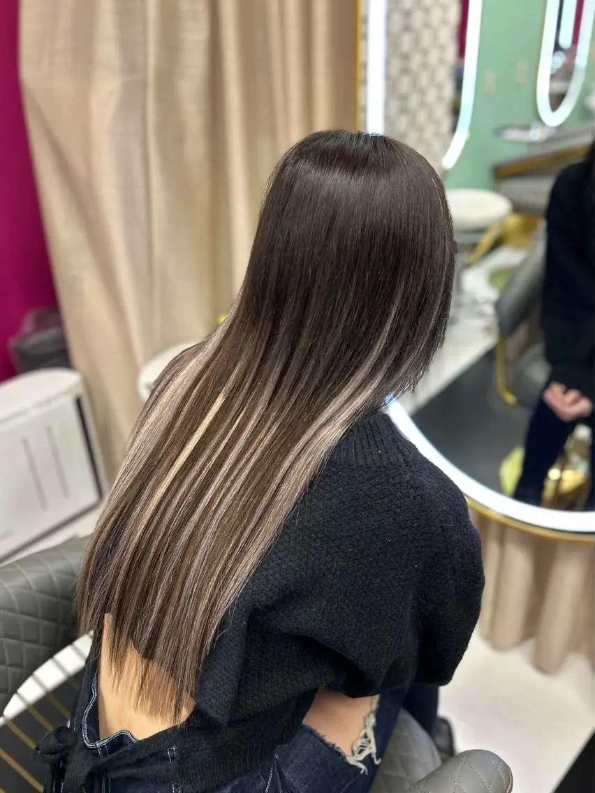 ロング エクステ 🐺新宿manabu プルエクステのヘアスタイル
