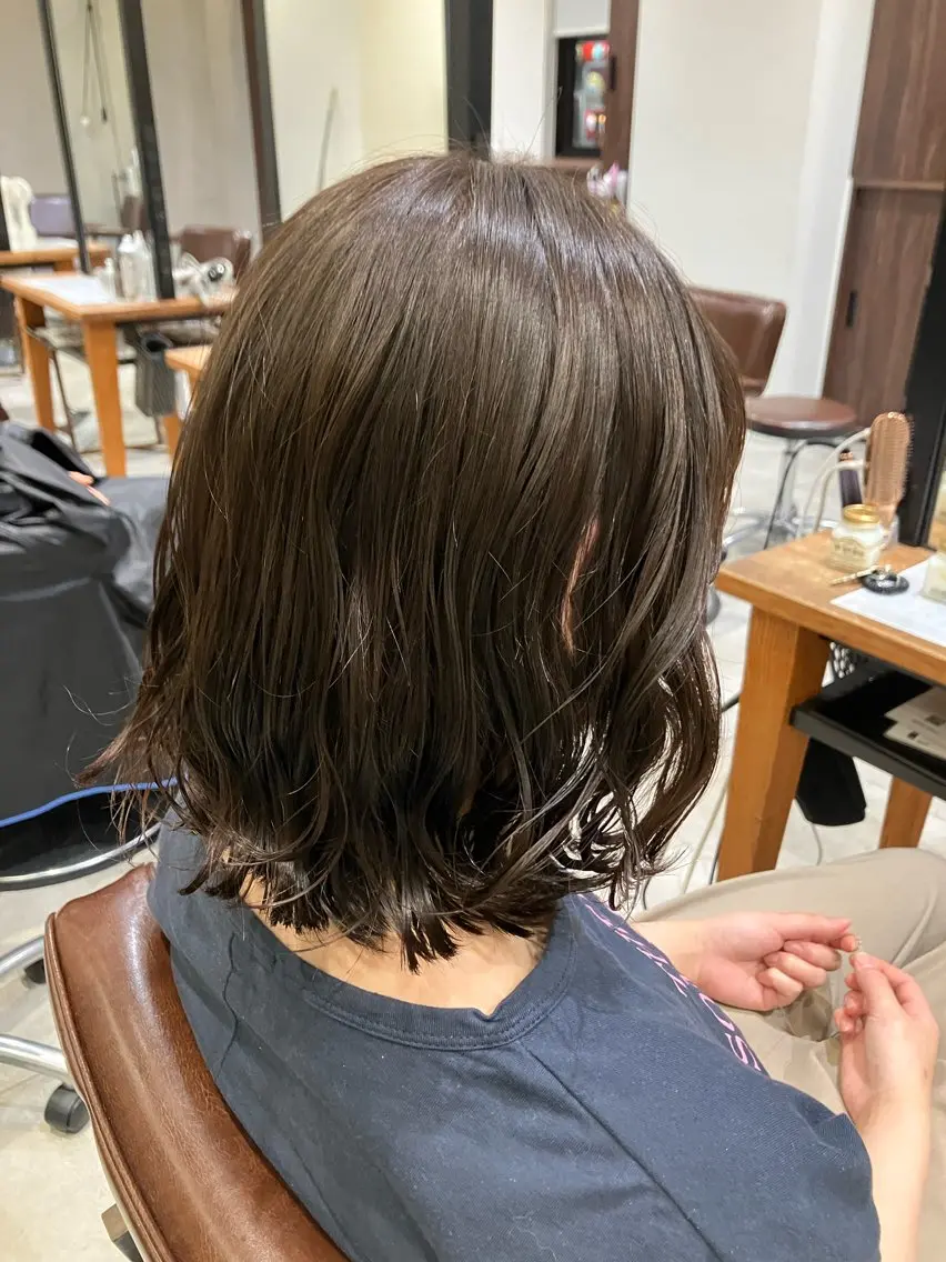 カラー 透明感カラー/艶髪 口石 ひかるのヘアスタイル