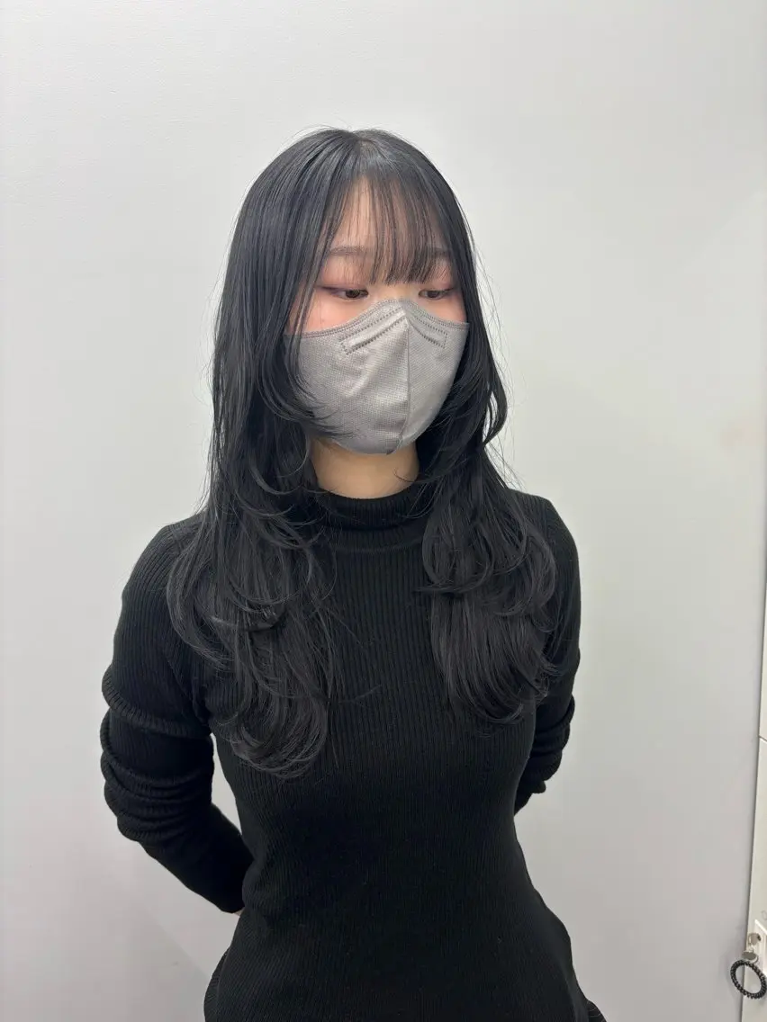 ロング カット ヘアカラー トリートメント ROCCO east / りんなのヘアスタイル