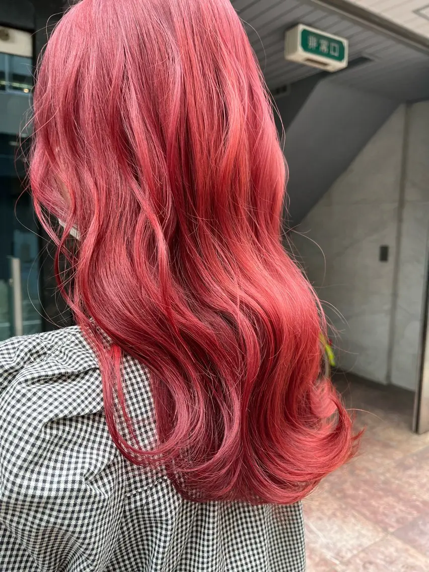 ロング カット ヘアカラー トリートメント 坂谷 BUCKS/縮毛矯正のヘアスタイル