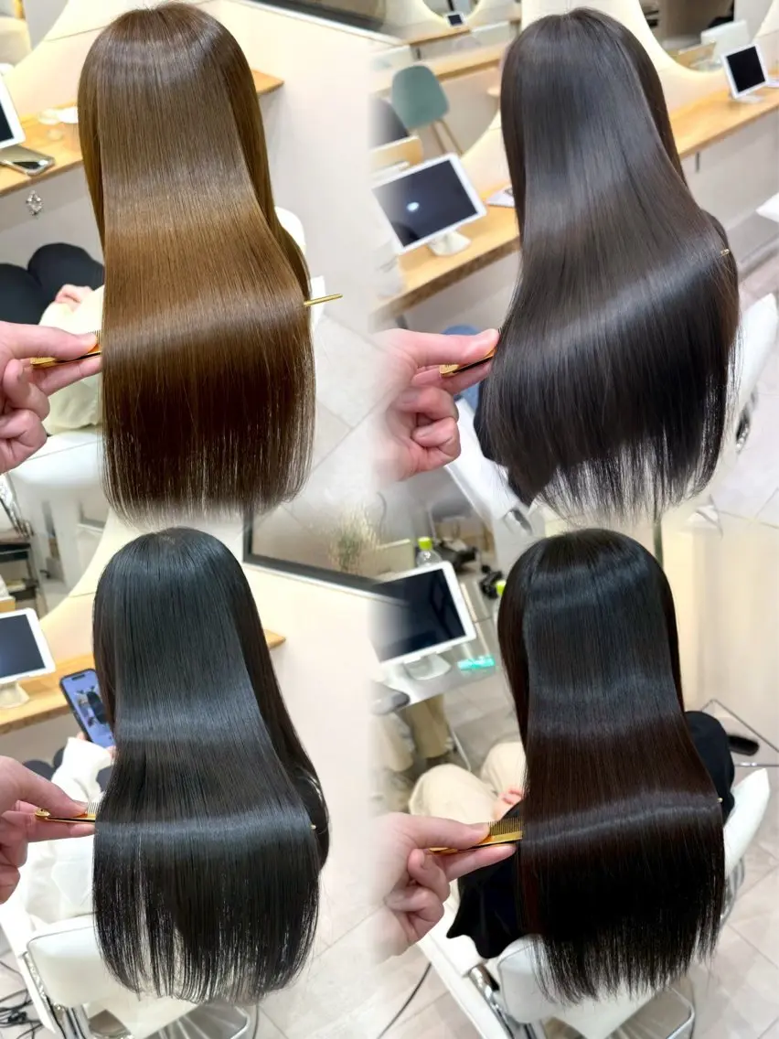 【艶髪縮毛矯正+1stepトリートメント🤍𓈒𓏸】の写真